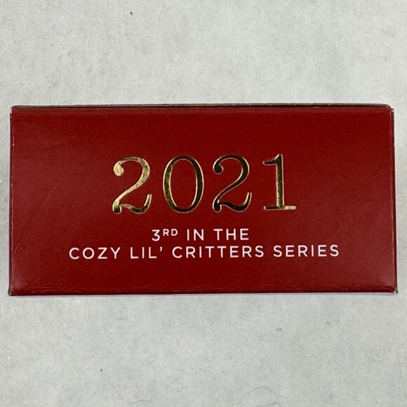 Hallmark 2021 Cozy Lil Critters Mini 1" Tree Ornament 3rd Bird all Bundled Up - Picture 6 of 10